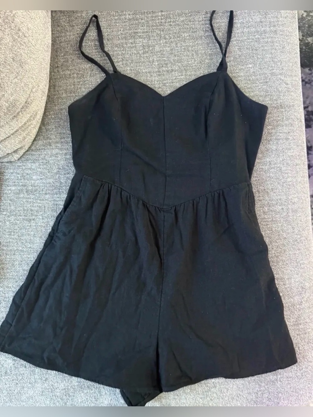 Old Navy Black Spaghetti-Strap Romper